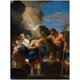 thumbnail image 1 of Cuadro Decorativo - El bautismo de Cristo (ca. 1650) Jr  Impresión en canvas, estrechado., 1 of 2