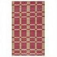 thumbnail image 2 of Safavieh  Handmade Saemi Modern Poly Rug Indian Red 3' x 5' 3' x 5' Indoor Living Room, Bedroom, Dining Room, 2 of 5
