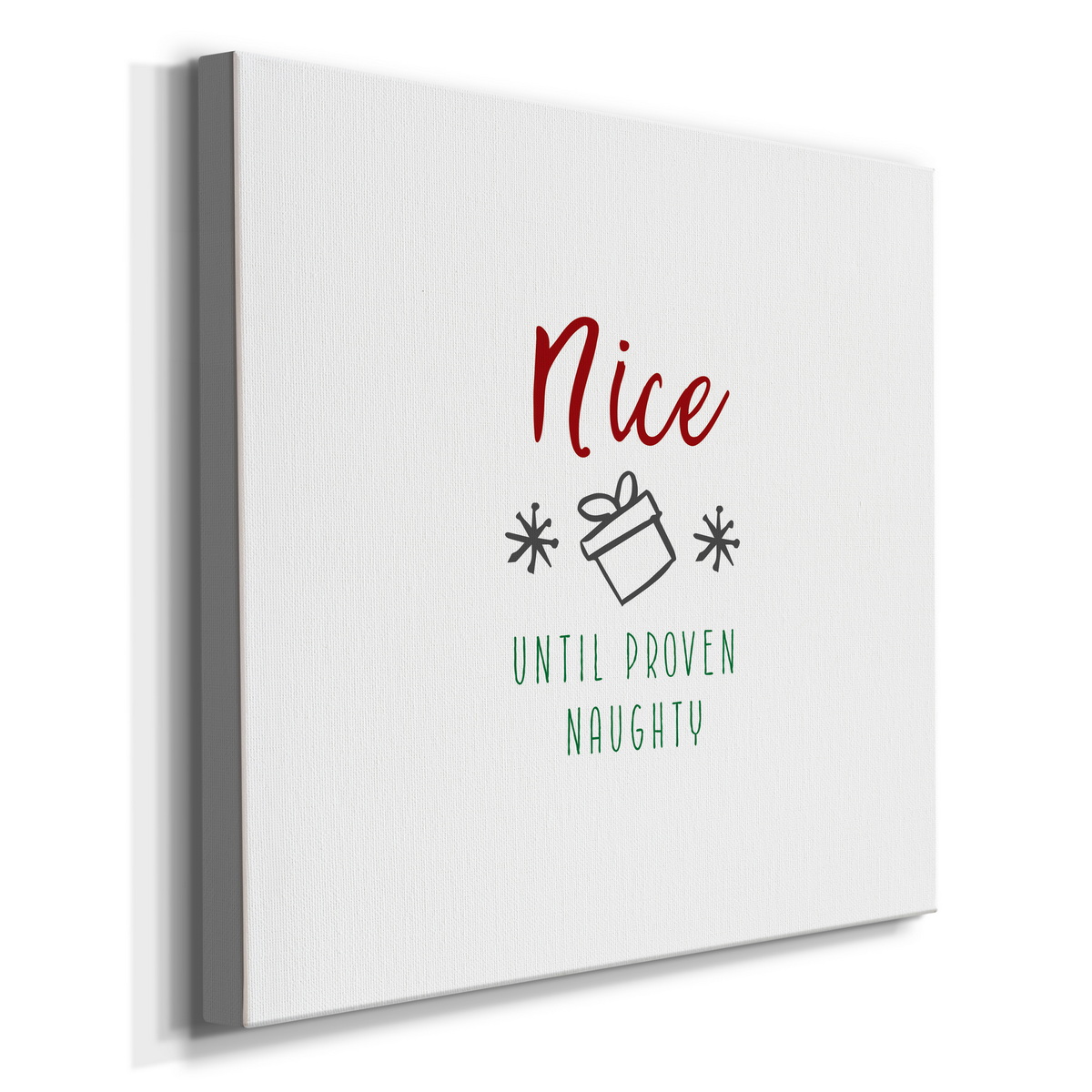 Navidad alegre - Premium Gallery Wrapped Canvas - Ready to Hang