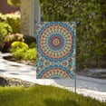 thumbnail image 4 of Wukai Round Mandala Garden Flags Double Sided Welcome Garden Yard House Flags Outside Outdoor House (Only Flag), 4 of 8