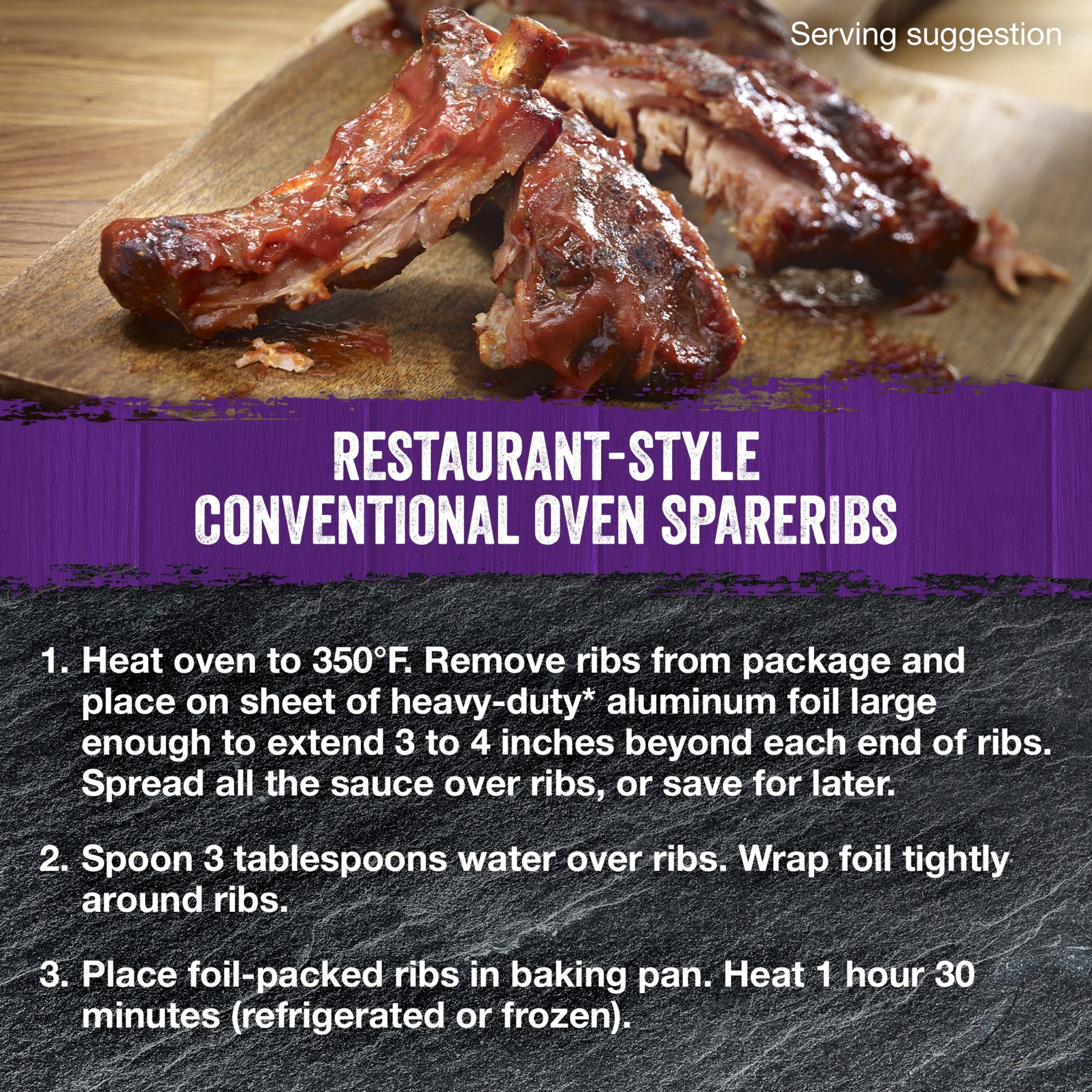 LLOYD'S Signature Smoked Baby Back Pork Ribs in BBQ Sauce, Refrigerated, 40 oz Plastic Package