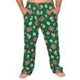 thumbnail image 1 of Rick and Morty Happy Human Holidays Green Lounge Pants (Adult Medium), 1 of 5