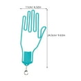 thumbnail image 2 of Luxshiny 4Pcs Golf Gloves Support ABS Green Hanger for Shape Preservation in Retail Store, 2 of 5
