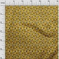 thumbnail image 2 of oneOone Silk Tabby Gamboge Yellow Fabric Texture & Triangle Geometric Fabric For Sewing Printed Craft Fabric By The Yard 42 Inch Wide, 2 of 4