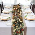 thumbnail image 5 of sruoe Christmas Garland, Artificial Garland Greenery, Faux Greenery Garland, Fake Flowers Garland Vine, Indoor Mantle, Hanging Maple Leaf Garland for Home, Holiday, Wedding Party Decoration Rattan, 5 of 7