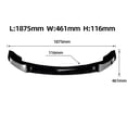 thumbnail image 5 of Front Bumper Spoiler Splitter Lip For BMW X5 G05 M Sport 2019-2023 Gloss Black, 5 of 10