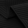 thumbnail image 5 of VCCOEM Quilt Set Full/Queen Size Lightweight Bedspreads, All Season Coverlet, 3 Piece (1 Quilt, 2 Pillow Shams), Woven Pattern, Black, 5 of 10