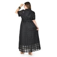 thumbnail image 3 of Vestido largo semi-transparente Roman Fashion /Tallas Extras, 3832 (Negro) negro 38, 3 of 7