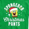 thumbnail image 3 of SpongeBob SquarePants - Christmas Pants - Men's Short Sleeve Graphic T-Shirt, 3 of 6