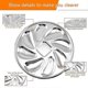 thumbnail image 3 of Oyster Plate,2 Pack Oyster Pan Stainless Steel Oyster Plates Oyster Shell Shaped Tray Thick Reusable Oyster Serving Tray With 8 Slots For Home Hotel R, 3 of 5