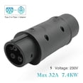 thumbnail image 4 of SAE Adapter IEC 62196 Type 2 to J1772 Type 1 Electric Vehicle Charging EV Vehicle Charger Single Side Connector, 4 of 5