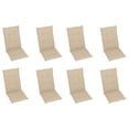 thumbnail image 5 of vidaXL Patio Chair with Cushions Outdoor Garden Furniture Solid Wood Teak, 5 of 8
