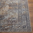 thumbnail image 4 of Surya Tahmis 31x94" Runner Traditional Fabric Rug in Gray/Black, 4 of 6