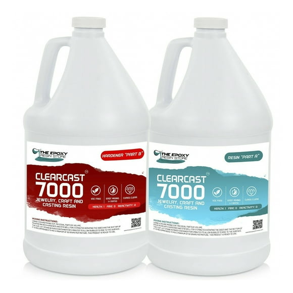 The Epoxy Resin Store Clearcast 7000 Jewelry Craft Resin Kit, 1 Gallon