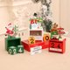 thumbnail image 4 of 3 piezas de decoraciones navideñas de calendario de madera, caja de regalo de Navidad, decoraciones de mesa para ventana, decoraciones navideñas, 4 of 5