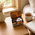 thumbnail image 4 of Miwamany Halloween indoor decor Mini Ghost Tin Set, Cute Spooky Travel Figurine Collection, Portable Storage Box Ornament for Desk Tabletop Gift, 4 of 6