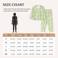 thumbnail image 3 of Xecao Rabbit And Carrot (2) Print Women Pajamas Set Soft Sleepwear Pjs long Sleeve Button Down Nightwear with Long Pants, 3 of 6