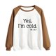 thumbnail image 2 of Puntoco moda mujer manga larga cuello redondo blusa estampada otoño casual pulóver tops Puntoco Puntoco-3970, 2 of 5