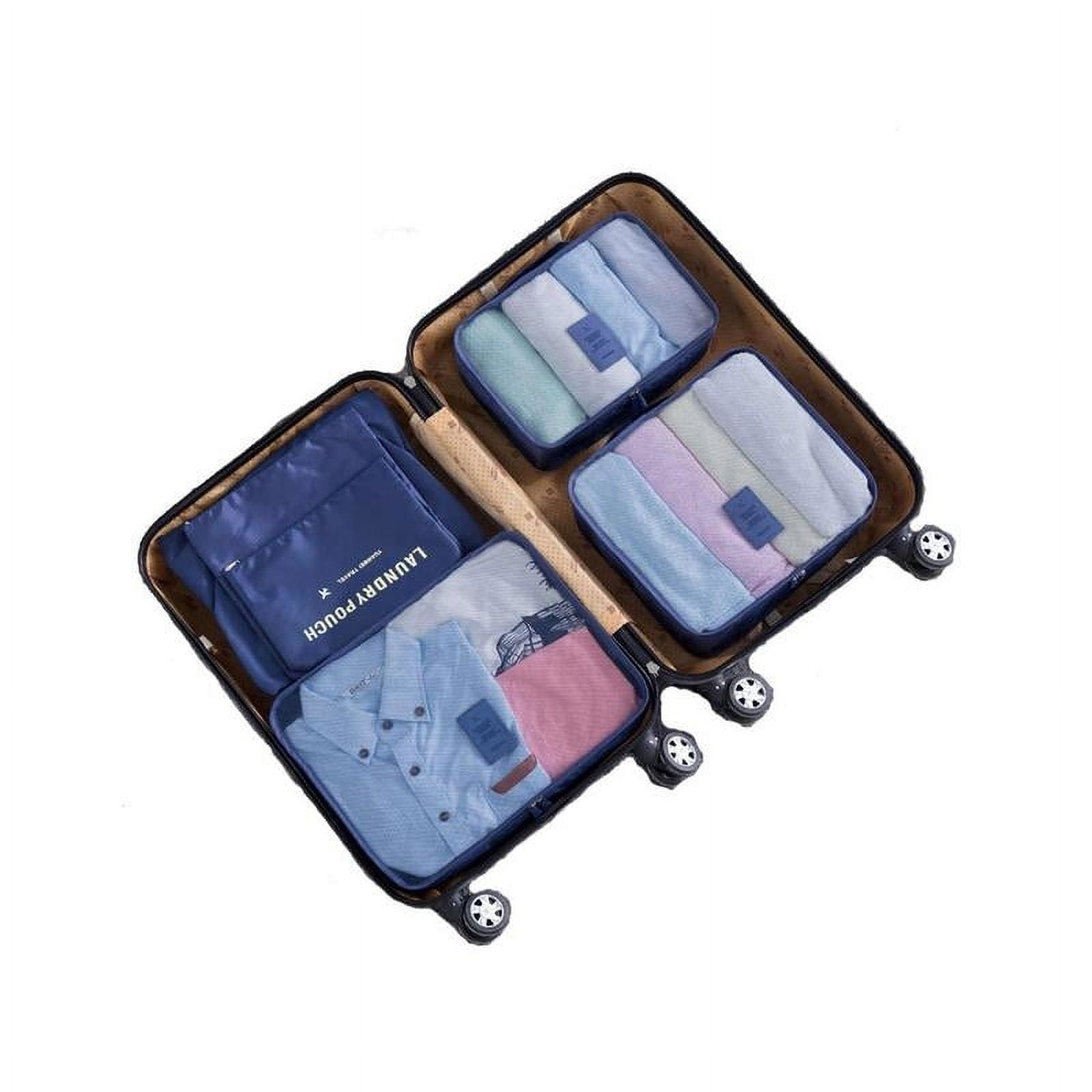 Velimley 6 Set Packing Cubes for Suitcases, Travel Luggage Packing