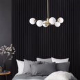 thumbnail image 4 of Bouclair Lampe de Plafond Blanche Sputnik, 4 of 10