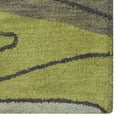 thumbnail image 4 of Rugsotic Carpets Hand Tufted Wool Eco-Friendly 6'x9' Area Rugs Rectangle Green Abstract Modern High Pile Thick Handmade Anti Skid Indoor Rug for Living Room, Bedroom K00672, 4 of 9