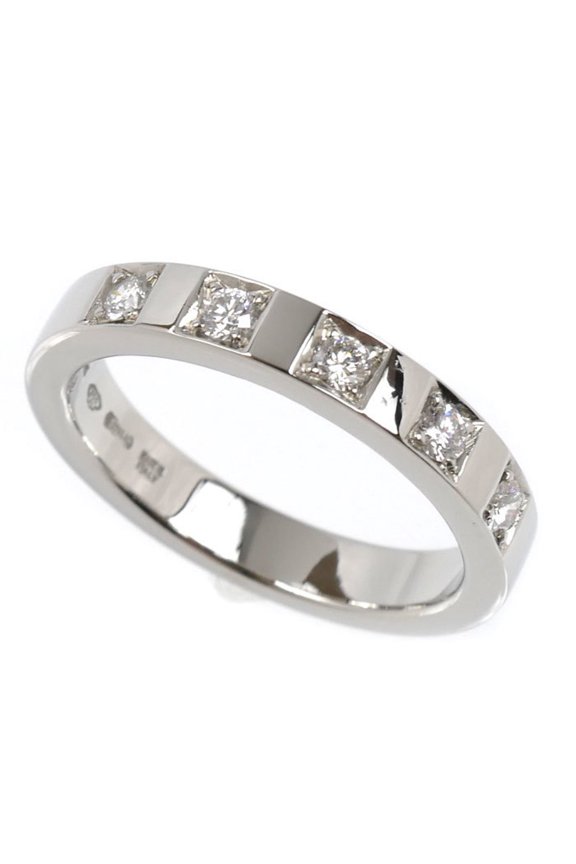 Pre-Owned BVLGARI Bulgari Pt950 Platinum Marry Me Ring 336848 Diamond 5.8g Women's