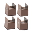 thumbnail image 1 of 4x Elevadores de cama Elevadores de muebles Elevadores de cama con absorción de impactos Bloques elevadores de cama ajustables para sofá Escritorio Altura 50mm, 1 of 8