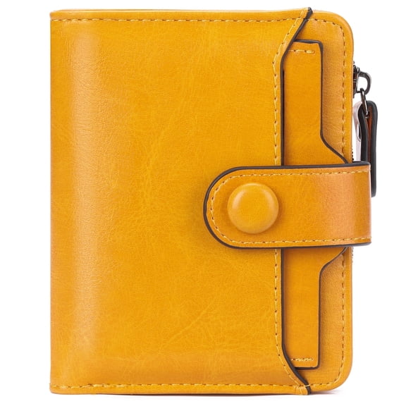 KALUNMA Women's Wallet RFID Blocking Leather Small Wallet Credit Card Holder with Coin Purse
