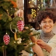 thumbnail image 1 of Christmas Decorations Small Plastic Pendants Surrounding Feeling Decoration Supplies, 1 of 6