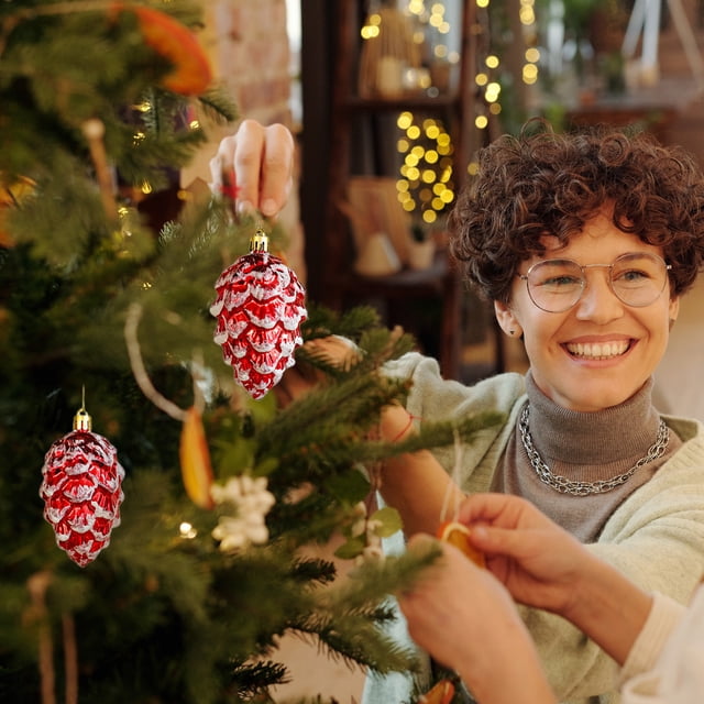 Christmas Decorations Small Plastic Pendants Surrounding Feeling Decoration Supplies