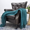 thumbnail image 2 of Home Soft Things Fluffy Throw - Dark Teal - 60" x 80" Jumbo, 2 of 6