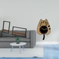 thumbnail image 2 of Estantes de pared para almacenamiento,Estantes flotantes de madera Estantes de pared de madera,Reloj de pared,Reloj de pared decorativo con forma de gato para sala de estar silenciosa,Reloj de, 2 of 8