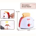 thumbnail image 4 of Kitchen Appliances Toys Toy Kitchen Set for Kids Play Kitchen Doll House Accessories Blender Coffee Maker Machine Mixer Toaster, 4 of 6