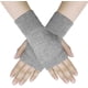 thumbnail image 3 of 2 uds Gants Sans Doigts Demi Doigt Femme Gants Chauffants Extensible Gants Tricots Gants Chauds D'hiver Pour Femmes,hommes, 3 of 5