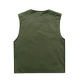 thumbnail image 3 of IYTR Men's Multi-Pocket Utility Waistcoat Lightweight Breathable Outdoor Fishing Waistcoat Sleeveless Jacket with Zipper Multiple Pockets Army Green XXXXXL, 3 of 3