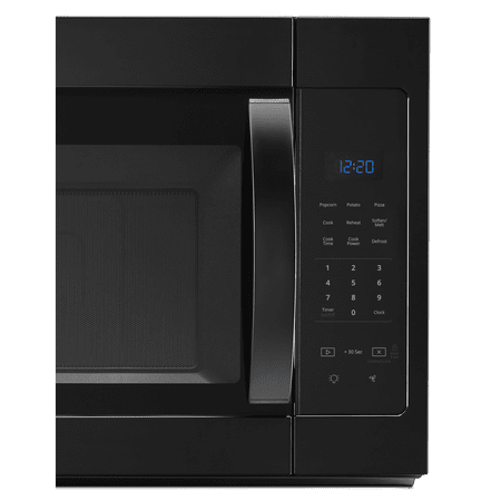 Whirlpool - 1.7 Cu. Ft. Over-the-Range Microwave - Black
