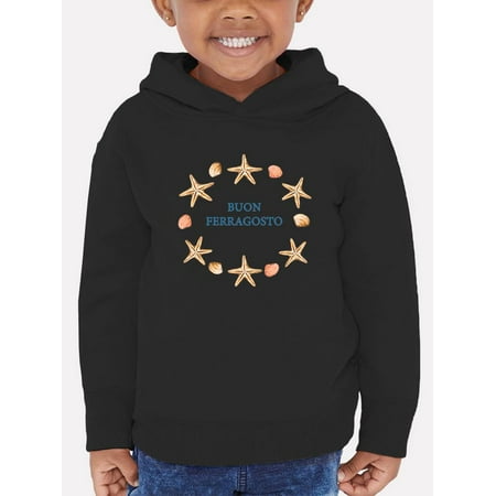 

Buon Ferragosto Starfish Wreath Hoodie Toddler -Image by Shutterstock 5 Toddler