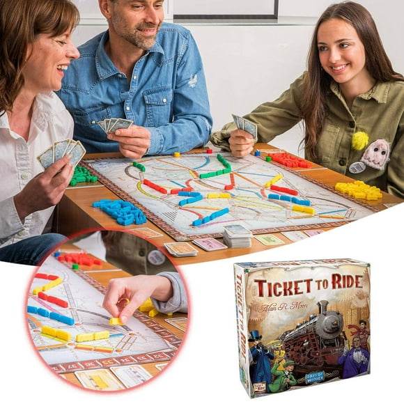 WIFKLSIIPG Toys for 4 Year Old Boys Board Game A Country Train Adventure for and Family! Strategy Game for Kids & Adults Ages 8+ 2 5 Players 30 60 Minute