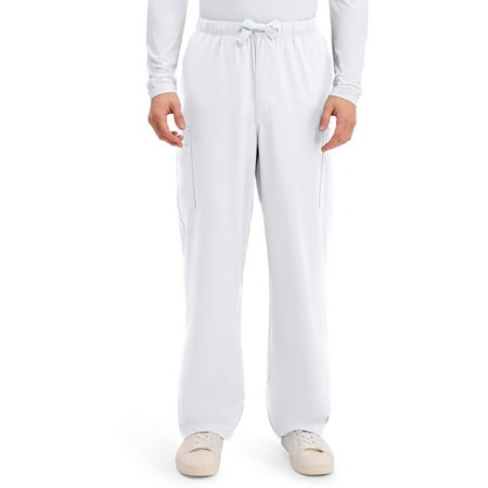 Cherokee Workwear Core Stretch Men Scrubs Pant Drawstring Cargo 4243