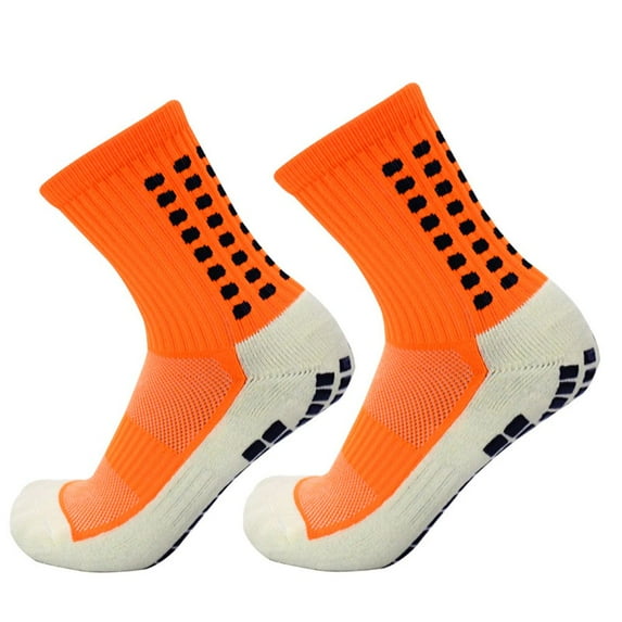 Outdoor Backpacking 1Pair Unisex Trekking Breathable Basketball Non Slip Comfortable Football Socks Soccer Socks Cycling Socks Sports Sock ORANGE