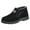 Black, variant on Akiihool Mens Snow Boots Mens Winter Snow Boots Shoes Anti-Slip Outdoor Sneakers (Black,8.5)