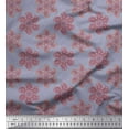 thumbnail image 1 of Soimoi Cotton Duck Fabric Leaves & Floral Paisley Decor Fabric Printed Yard 42 Inch Wide, 1 of 3