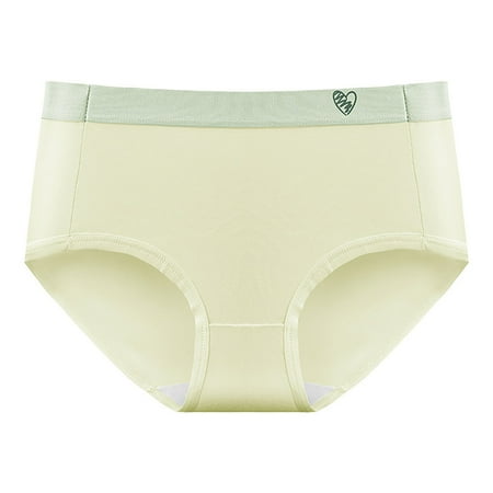 Hipster Panties for Women Cute Cotton High Waist Underwear No Show Quick Dry & Light Breathable Panty Workout Briefs