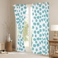 thumbnail image 3 of Feelyou Blue Abstract Ombre Curtains Pack of 2 (42x84 Each) for Teen, Cycle Polkadots Curtains Blackout, Modern Fashion Style Bedroom Curtains, Living Room Curtains Decor, 3 of 6