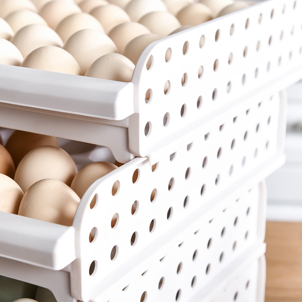 Masteelf  Egg Container Refrigerator Crisper Organizer Kitchen Drawer for Fridge
