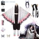 thumbnail image 2 of Disfraz de Cosplay de Kochou Shinobu para niños y adultos, ropa de Cosplay de Kanae con clip de mariposa, uniforme de mujer, capa de cazadora, atuendo de Halloween, 2 of 5