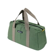 PENGGONG Large Thickened Wear-resistant Maintenance Tool Storage Bag Multifunctional Portable Tool Bag Large Capacity Canvas Bag 18-inch Army Green