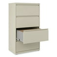 thumbnail image 4 of Alera Lateral File, 4 Legal/Letter-Size File Drawers, Putty, 30" x 18.63" x 52.5", 4 of 11
