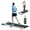 White, variant on FunniHomi Walking Pad with Quiet 2.0 HP Brushless Motor, 220 lbs Walking Pad Treadmill with Countdown, Portable and Compact walking pad with LED Display, 2 in 2 Treadmill for Home and Office, Pink