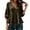 Army Green, variant on Babydoll Tops for Women 3/4 Puff Sleeve V Neck Ruffle Peplum Blouse Linen Loose Flowy Tiered Cute Tops Fall Fashion Casual Vacation Wear